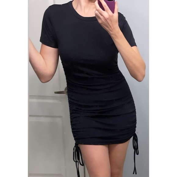 T-shirt Ruched Dress - Picture 4 of 4